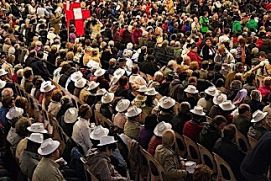 vue de la déléguation de notre diocèse lors du lancement.