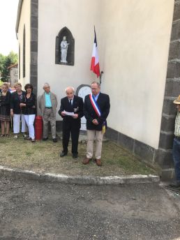 Roger Lepetit, maire d‘Aydat et Jean Mercier, maire honoraire