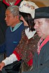 Avec le groupe folklorique