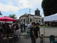 Ponteix : la fête su la place du village