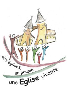 Logo Fêt‘Eglise réalisé par Muriel et logo CCFD