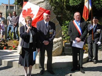 Soeur Lorraine April, Pierre Blanchet, Roger Lepetit, Maire d‘Aydat