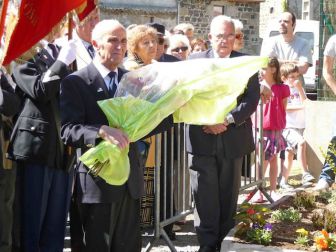Jean Mercier, Maire honoraire d‘Aydat et la fanfare d‘Aydat