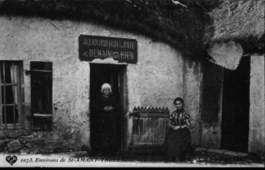 Auberge à Ponteix autrefois